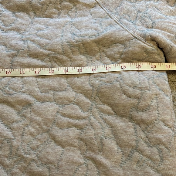 NWOT Prana sweatshirt pale pink and grey - Picture 5 of 7